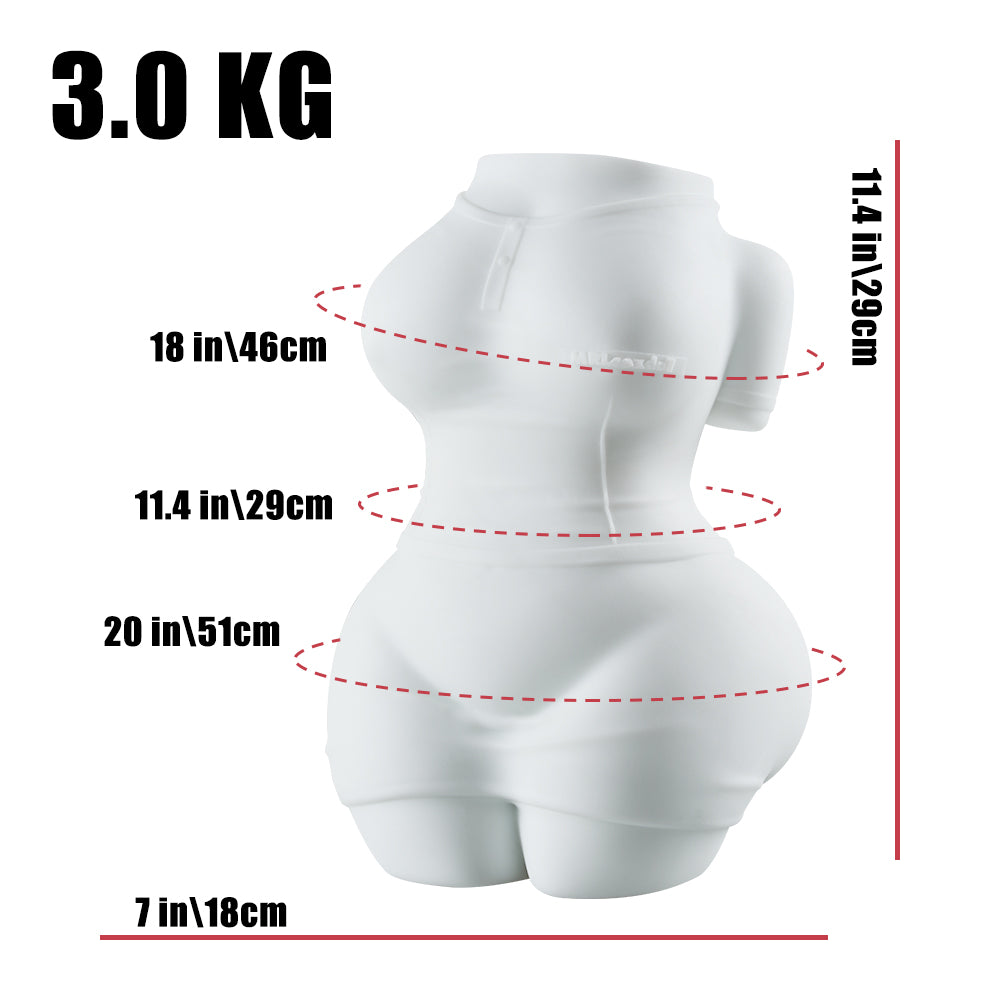 Breenda:skirt girl sex doll torso All-White Design Sex Toy For Men