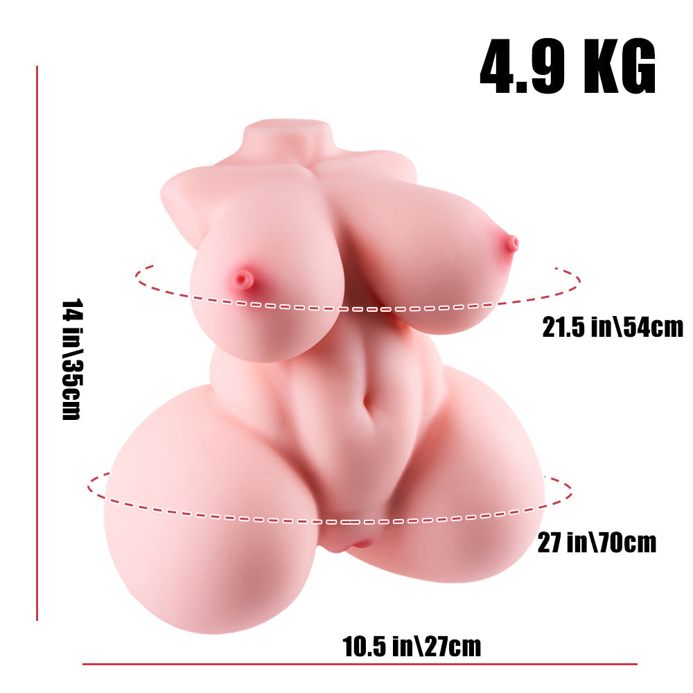 Bonnie: Torso Sexspielzeug Onahips Echte Sexpuppe Torso 4,9 KG Sexpuppen